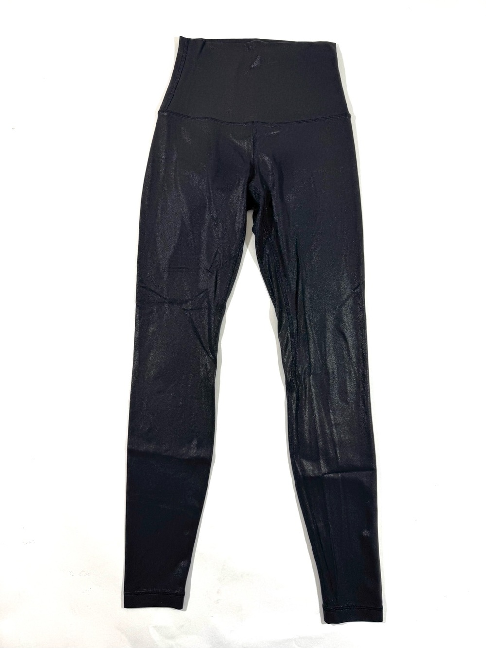 Lululemon Align Super High Rise Leggings 28” Shine Black Radiant Foil